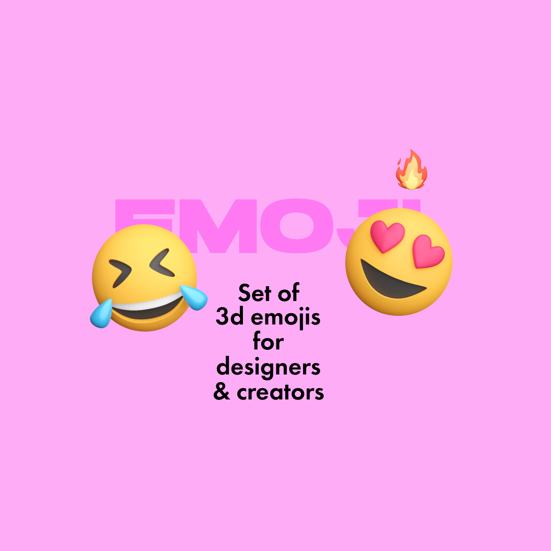 Get your 3D emojis free pack — Amazing set of your favorite faces 😋